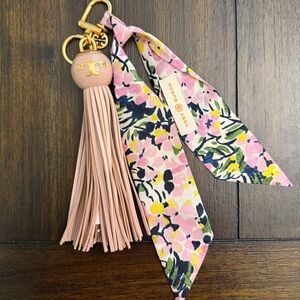 Tory Burch Tassel Key Fob & Scarf Key Fob